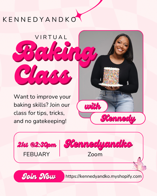 February 21st Virtual Cake Class